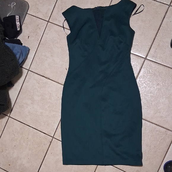 Elegant Teal Midi Dress - Picture 1 of 2